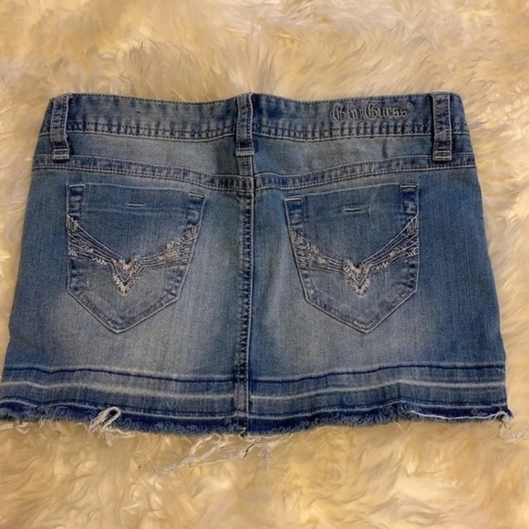 G by Guess size 27 jean mini skirt - Picture 2 of 2